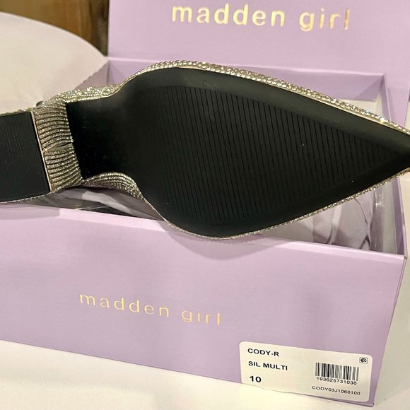 Madden Girl Cody-R Women's Ankle Boot Med Metallic - Disco Ball Boots - Picture 5 of 8